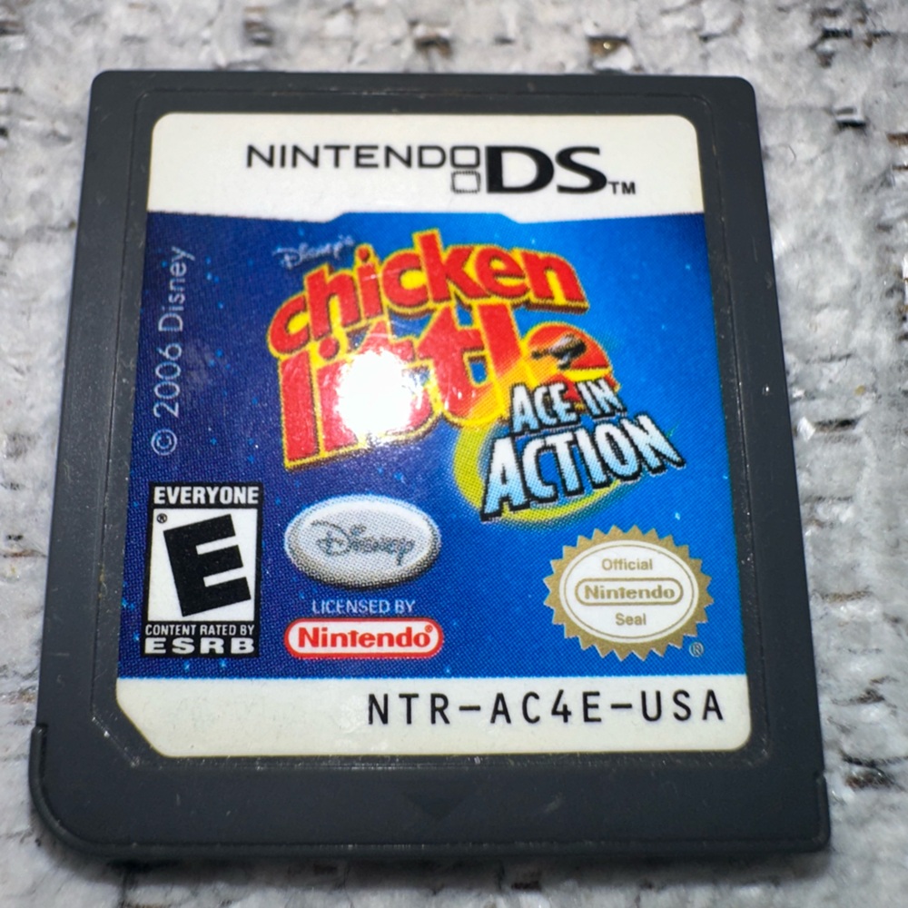 Nintendo DS Chicken Little: Ace in Action Black Cartridge
